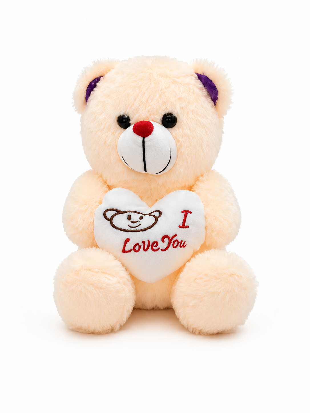 Beige I Love you Teddy Bear