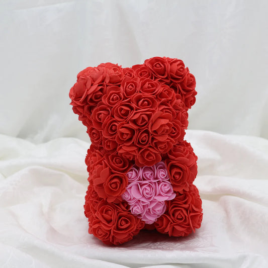Blaze with Pink Heart Bear - 25cm