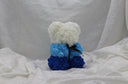 Mixed Blue and White Bear - 25cm