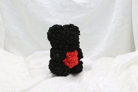 Licorice Luxe with Heart Bear-25cm