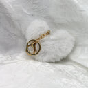 Snow Heart Keychain