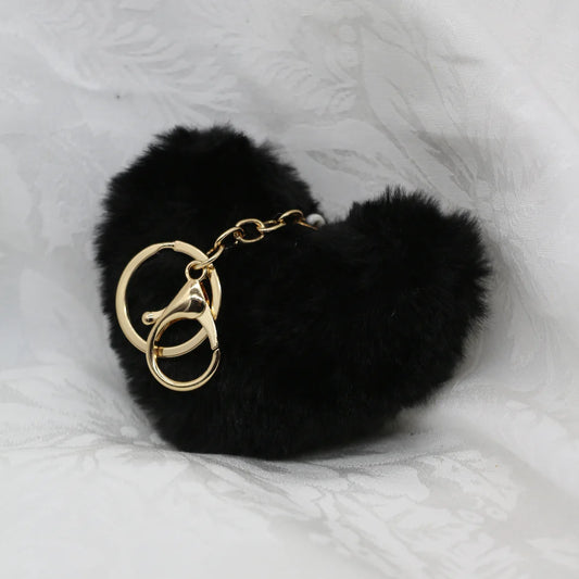 Noir Heart Keychain