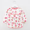Waterproof Cotton Bib for Kids - Long Sleeve Feeding Apron