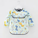 Waterproof Cotton Bib for Kids - Long Sleeve Feeding Apron