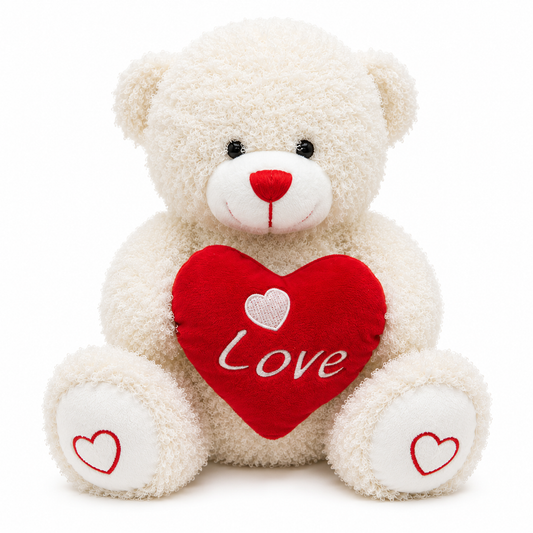 White Bear with Heart