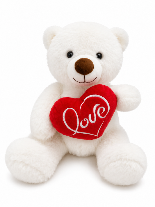White Love Bear