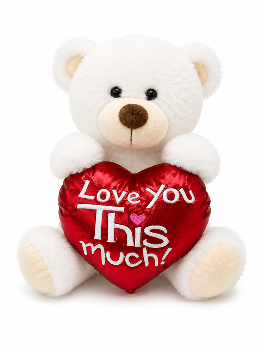 White Romance Bear